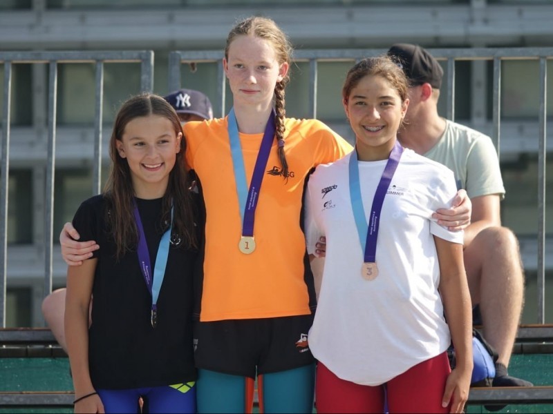 Schwimmen: Silbermedaille für Liel an der Nachwuchs-SM!