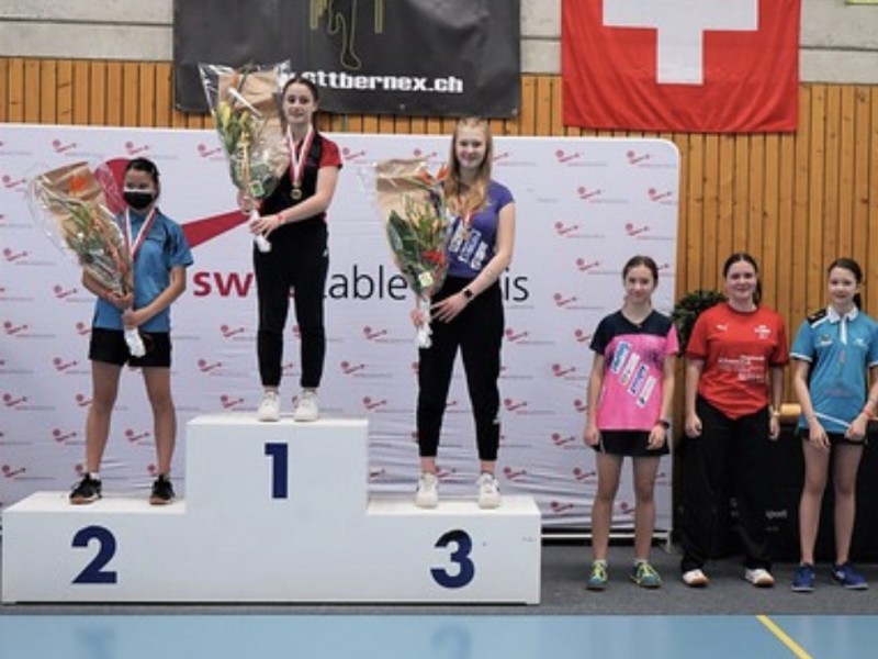 Tischtennis: Lia gewinnt die Top-8 und ist somit die Nummer 1 in der Schweiz!
